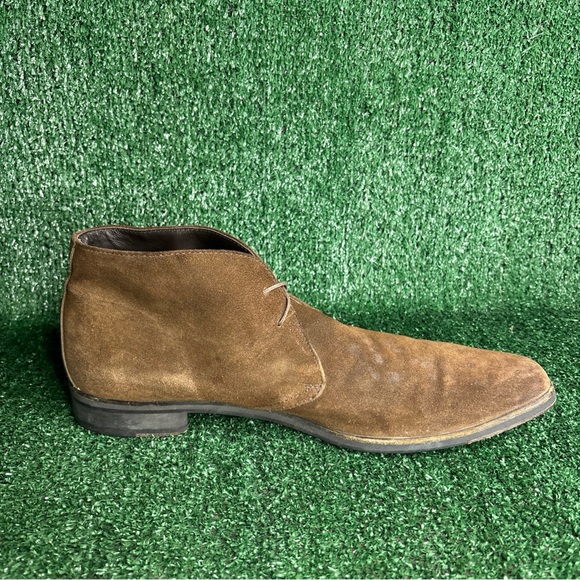 Ermenegildo Zegna Brown Suede Chukka Boots Size‎ US 11 main image 5
